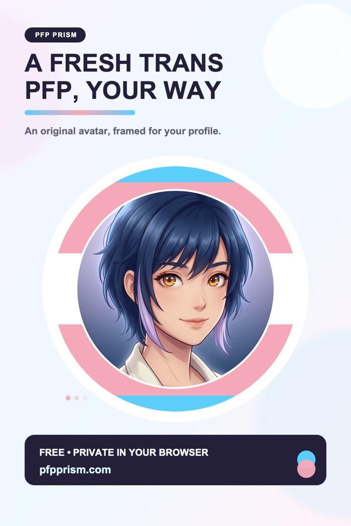 PFP inspiration made with the Maker: Trans PFP
